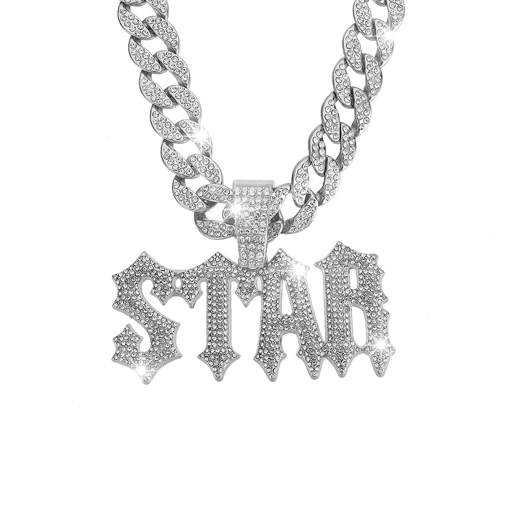 Rockstar Iced Star Pendant & Chain Set | NORVIA