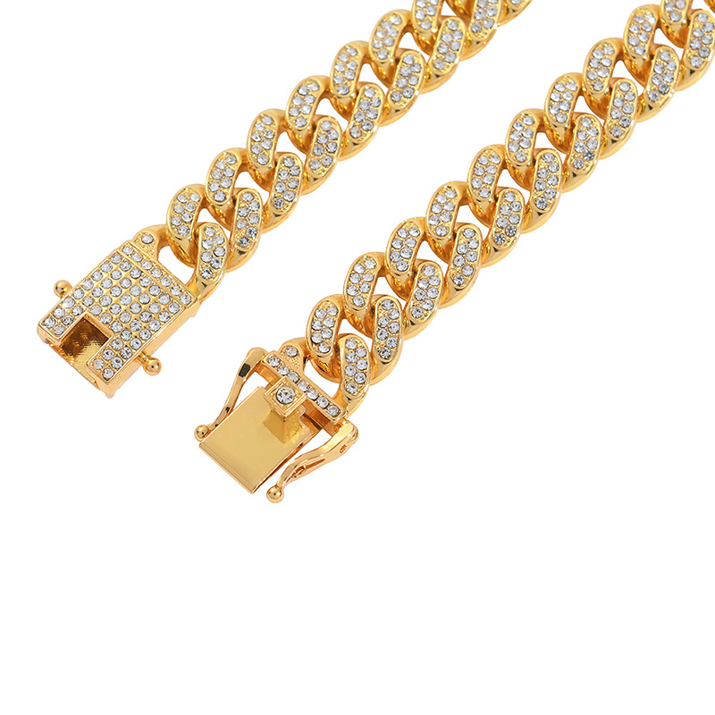 NORVIA Classic Iced Miami Cuban Link Chain & Bracelet
