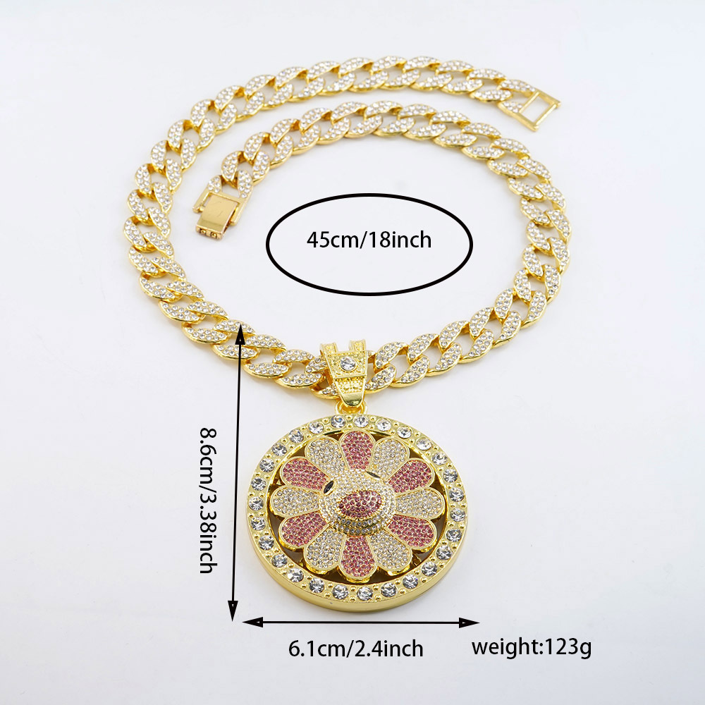 Rainbow Sunflower Pendant & 18" Chain | NORVIA