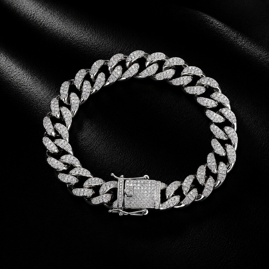 12mm Heavy Iced Cuban Link Chain & Bracelet | NORVIA