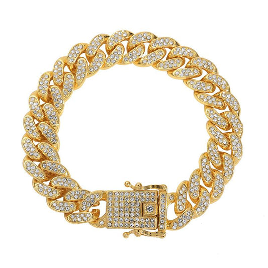NORVIA Classic Iced Miami Cuban Link Chain & Bracelet
