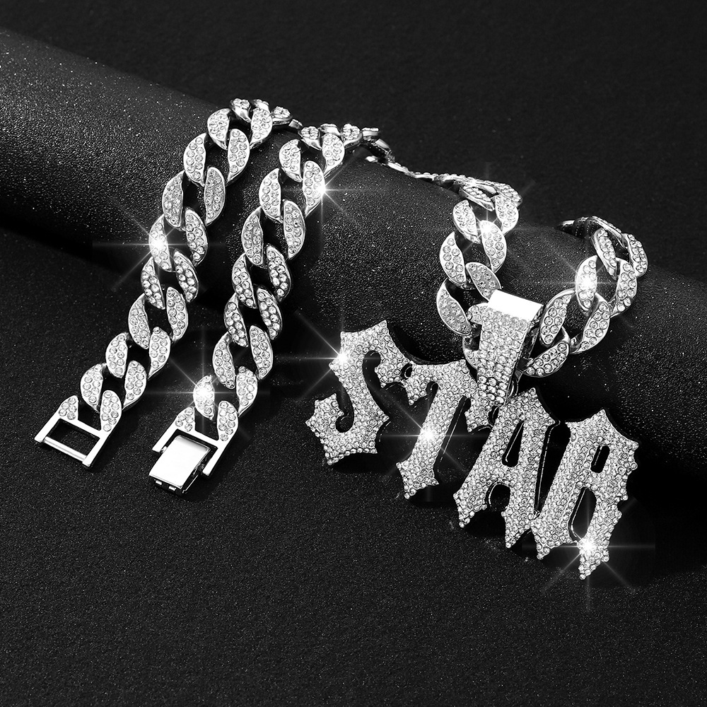 Rockstar Iced Star Pendant & Chain Set | NORVIA