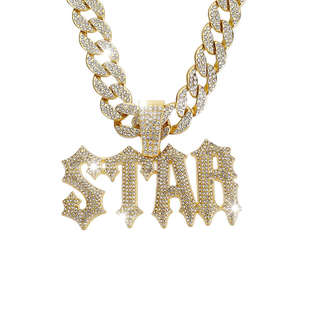 Rockstar Iced Star Pendant & Chain Set | NORVIA