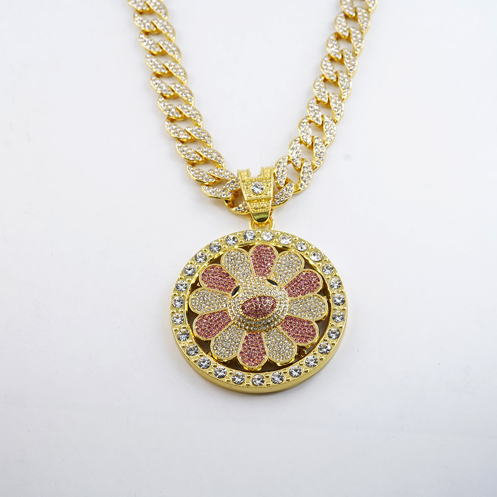 Rainbow Sunflower Pendant & 18" Chain | NORVIA