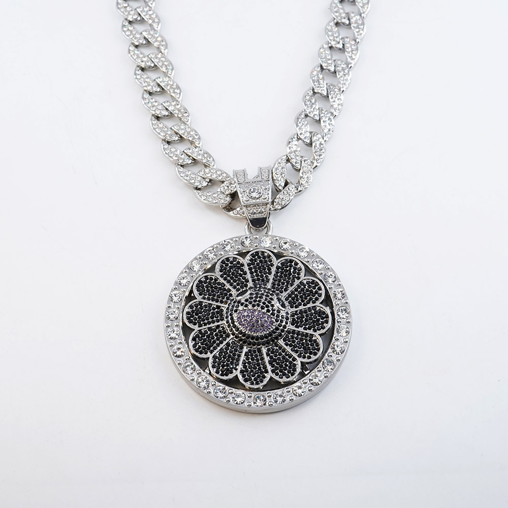 Rainbow Sunflower Pendant & 18" Chain | NORVIA