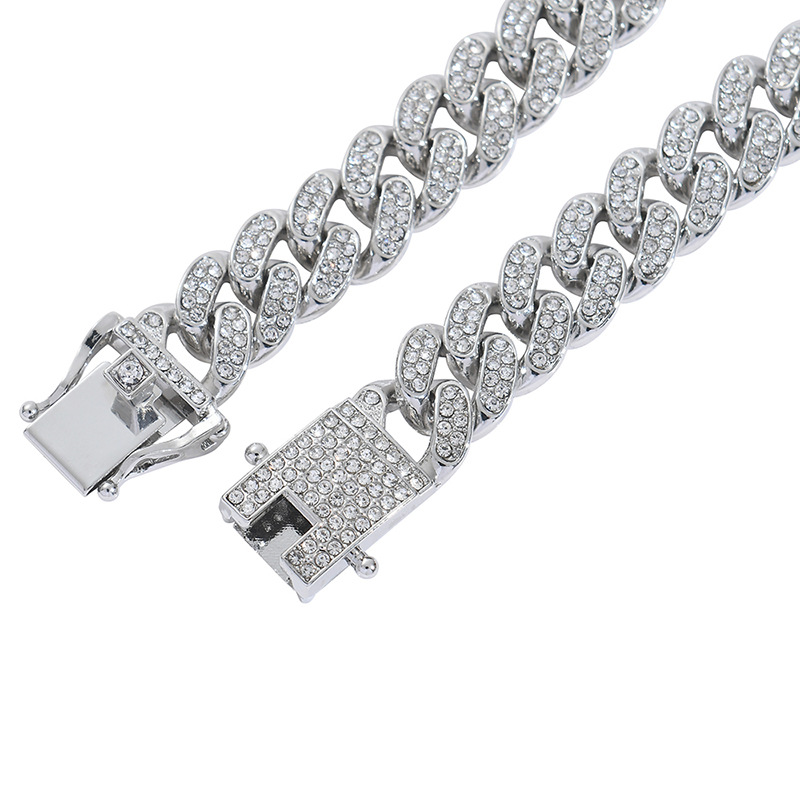 NORVIA Classic Iced Miami Cuban Link Chain & Bracelet