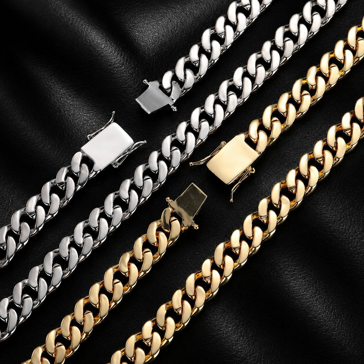 12mm Heavy Iced Cuban Link Chain & Bracelet | NORVIA
