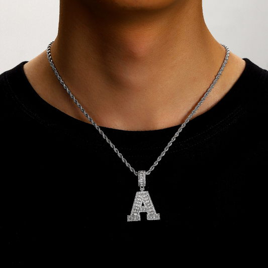 Monogram Initial Pendant & 20" Chain | NORVIA