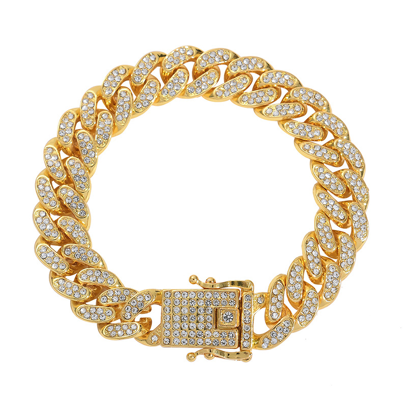 NORVIA Classic Iced Miami Cuban Link Chain & Bracelet